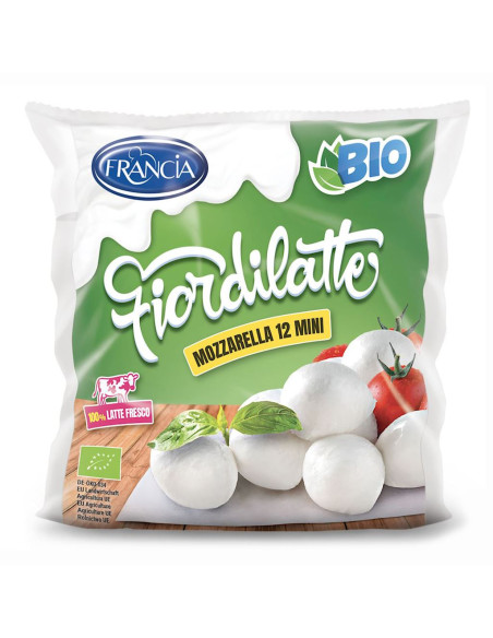 MOZZARELLA MINI BIO 450 g (250 g) - FRANCIA