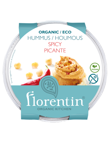 HUMMUS PIKANTNY BEZGLUTENOWY BIO 170 g - FLORENTIN