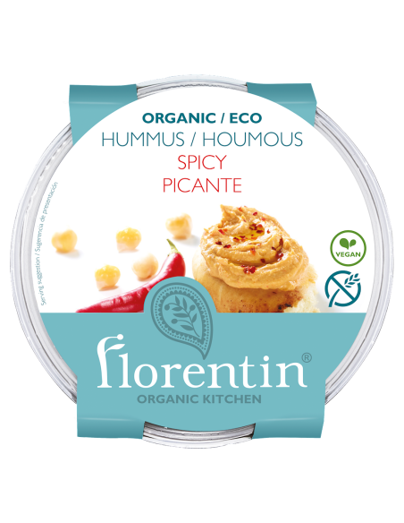 HUMMUS PIKANTNY BEZGLUTENOWY BIO 170 g - FLORENTIN