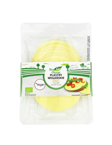 PLASTRY WEGAŃSKIE ŻÓŁTE BIO 160 g - BIO PLANET