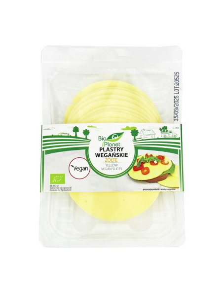 PLASTRY WEGAŃSKIE ŻÓŁTE BIO 160 g - BIO PLANET