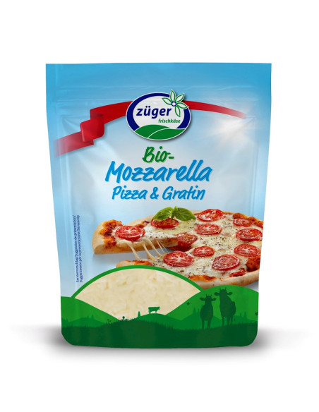 MOZZARELLA TARTA DO PIZZY BIO 150 g - ZUGER