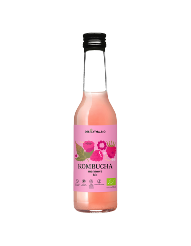 KOMBUCHA MALINOWA BIO 270 ml - DELIKATNA
