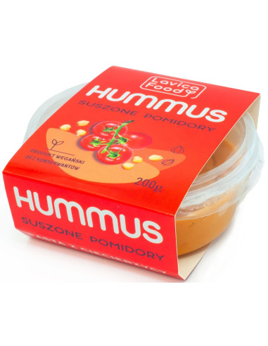 HUMMUS SUSZONE POMIDORY 200 g - LAVICA FOOD