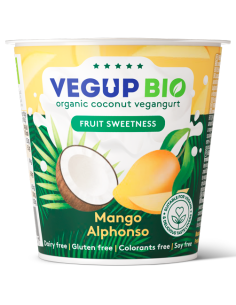 DESER KOKOSOWY MANGO BEZGLUTENOWY VEGANGURT BIO 140 g - VEGUP BIO