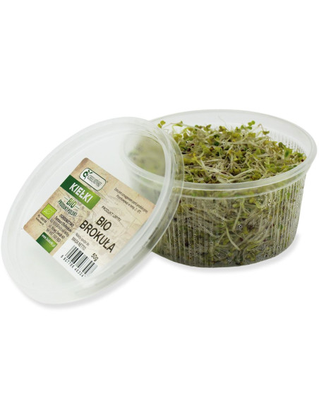KIEŁKI BROKUŁU ŚWIEŻE BIO (około 50 g)