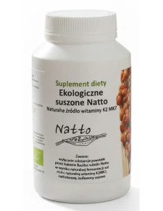 SFERMENTOWANA SOJA (NATTO) SUSZONA BIO 120 KAPSUŁEK - NATTO