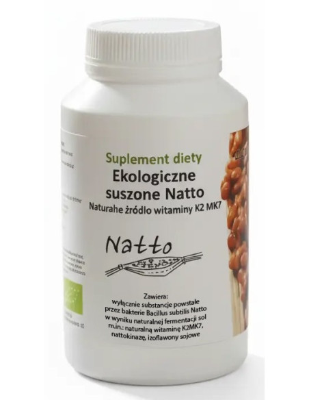 SFERMENTOWANA SOJA (NATTO) SUSZONA BIO 120 KAPSUŁEK - NATTO