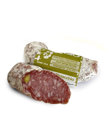 SALAMI Z PISTACJĄ BEZGLUTENOWE BIO 160 g - PRIMAVERA