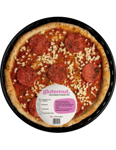 PIZZA Z SEREM MOZZARELLA I KIEŁBASĄ PEPPERONI BEZGLUTENOWA 330 g - GLUTEN OUT