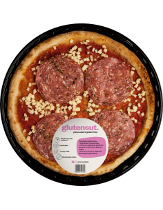 PIZZA Z SEREM MOZZARELLA I KIEŁBASĄ SALAMI BEZGLUTENOWA 330 g - GLUTEN OUT