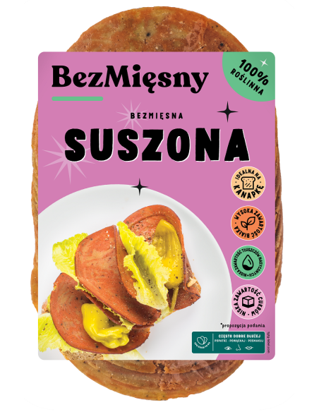 SUSZONA ROŚLINNA PLASTRY 100 g - BEZMIĘSNY
