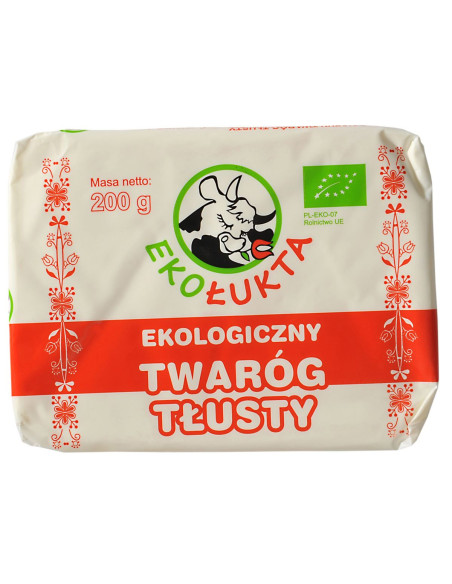 TWARÓG TŁUSTY BIO 200 g - EKO ŁUKTA