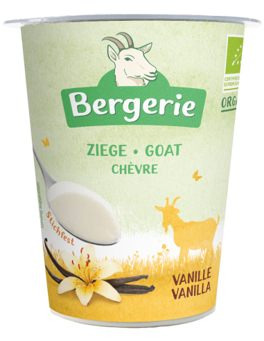 KOZI JOGURT O SMAKU WANILIOWYM BIO 125 g - BERGERIE
