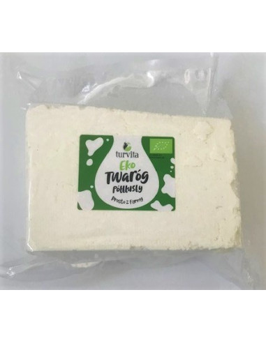 TWARÓG PÓŁTŁUSTY BIO (około 1,0 kg) - TURVITA