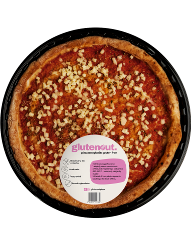 PIZZA MARGHERITA BEZGLUTENOWA 320 g - GLUTEN OUT