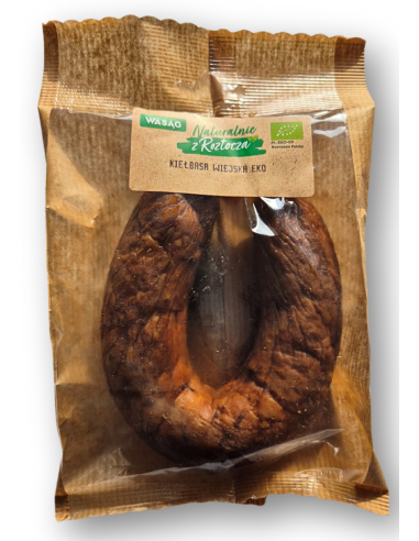 KIEŁBASA WIEJSKA BIO 200 g - WASĄG (Z PÓŁKI)