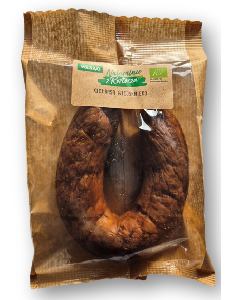 KIEŁBASA WIEJSKA BIO 200 g - WASĄG (Z PÓŁKI)