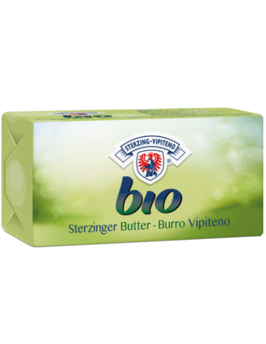 MASŁO KOSTKA (82 % TŁUSZCZU) BIO 250 g - STERZING-VIPITENO