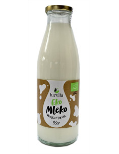 MLEKO ŚWIEŻE 3,9 % BIO 750 ml - TURVITA