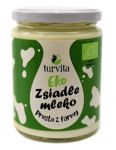 ZSIADŁE MLEKO BIO 450 g - TURVITA