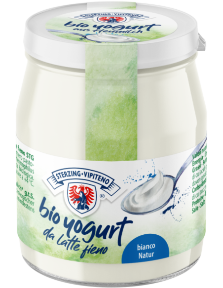 JOGURT NATURALNY Z MLEKA SIENNEGO 3,5 % BIO 150 g (SŁOIK) - STERZING-VIPITENO