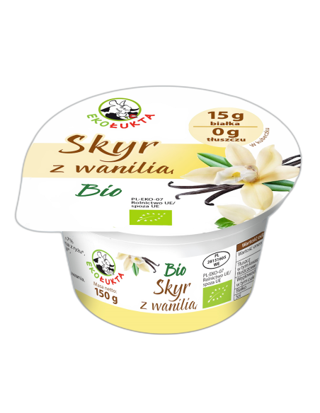 JOGURT TYPU SKYR PROTEINOWY Z WANILIĄ BIO 150 g - EKO ŁUKTA