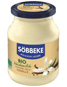 JOGURT KREMOWY WANILIOWY BIO 500 g (SŁOIK) - SOBBEKE