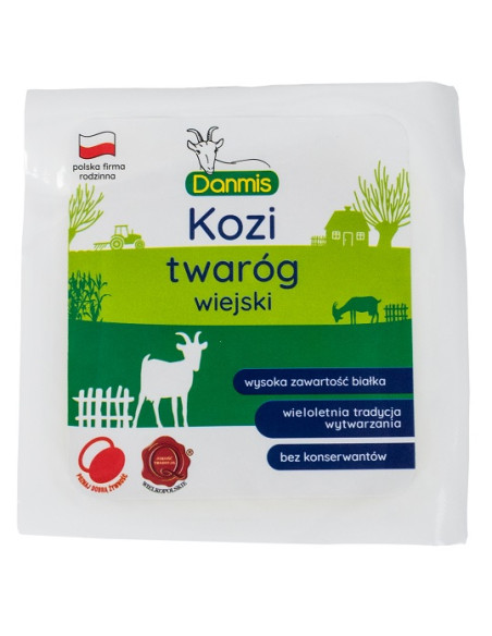 KOZI TWARÓG WIEJSKI 200 g - DANMIS