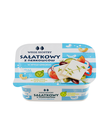 WEGAŃSKA ALETRNATYWA SERA SAŁATKOWEGO Z ORZECHÓW NERKOWCA 150 g - WEGE SIOSTRY