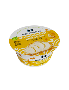 WEGAŃSKA ALTERNATYWA SERKA TWAROGOWEGO Z ORZECHÓW NERKOWCA Z CEBULĄ BEZGLUTENOWA 130 g - WEGE SIOSTRY