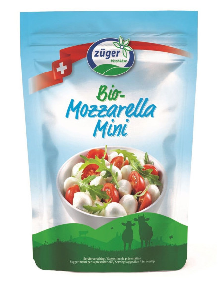 MOZZARELLA MINI BIO 300 g (150 g) - ZUGER