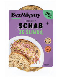 SCHAB ZE ŚLIWKĄ ROŚLINNY PLASTRY 100 g - BEZMIĘSNY (PRODUKT SEZONOWY)