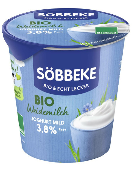 JOGURT NATURALNY 3,8 % BIO 150 g - SOBBEKE