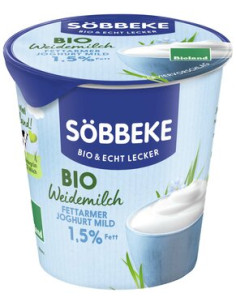 JOGURT NATURALNY 1,5 % BIO 150 g - SOBBEKE