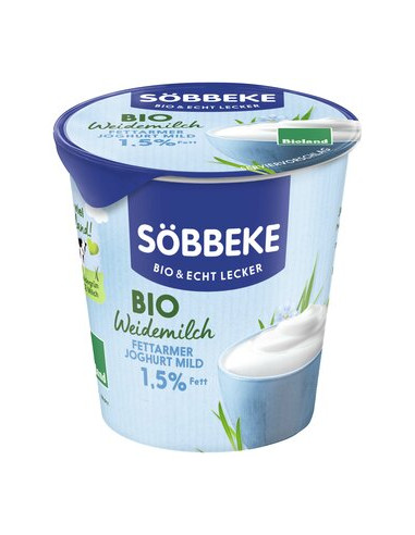 JOGURT NATURALNY 1,5 % BIO 150 g - SOBBEKE