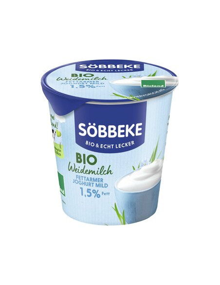 JOGURT NATURALNY 1,5 % BIO 150 g - SOBBEKE