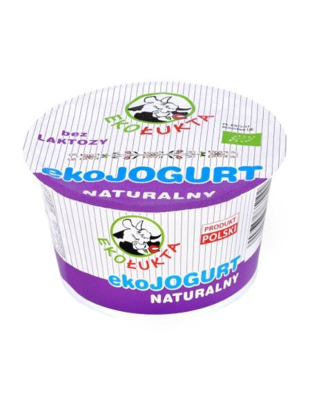 JOGURT NATURALNY BEZ LAKTOZY 3,8 % BIO 180 g - EKO ŁUKTA