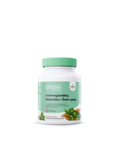 Ashwagandha różaniec i żeńszeń - 60kaps - Osavi