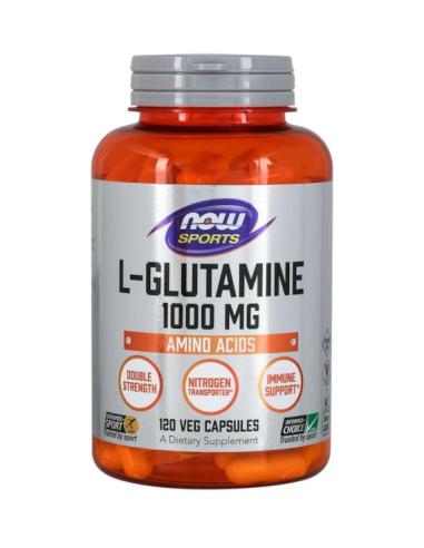 L Glutamine 1000mg - 120kaps - Now Foods