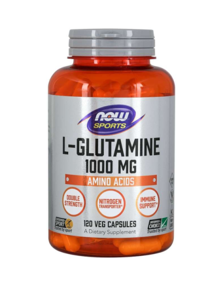 L Glutamine 1000mg - 120kaps - Now Foods