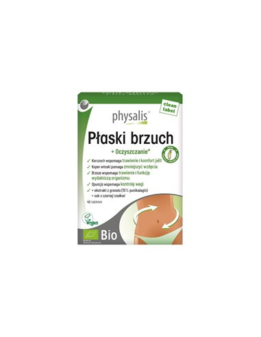 Tabletki na płaski brzuch BIO - 45tabl - Physalis
