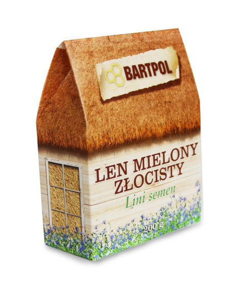 Len mielony złocisty - 200g - Bartpol