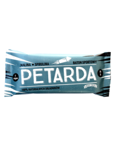 Baton bakaliowy (73%) z maliną (10%) i spiruliną (1%) - 70g - Zmiany Zmiany