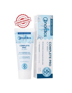 Pasta do zębów remineralizująca complete pro z płynnym szkliwem - 75ml - Nordics