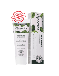 Pasta do zębów remineralizująca sensitive z płynnym szkliwem - 75ml - Nordics
