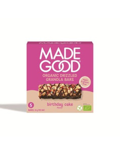 Batoniki granola o smaku tortu urodzinowego bezglutenowe bio - (5 x 24 g) 120g - Madegood