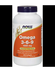 Omega 3-6-9 1000mg - 250kaps - Now Foods