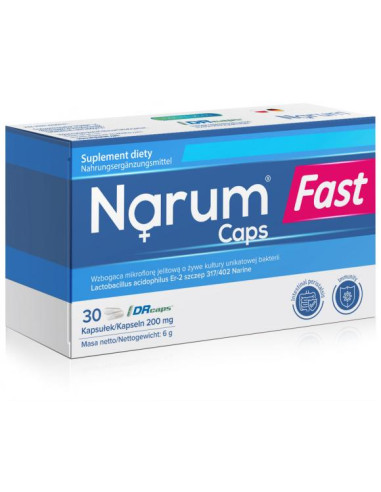 Narum Fast 200mg - 30kaps