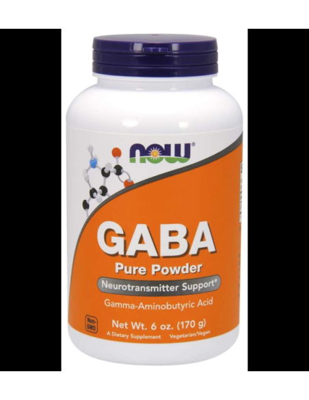 Gaba Pure Powder - 170g - Now Foods